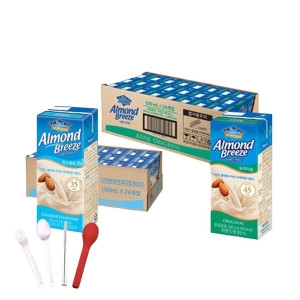 매일유업 블루다이아몬드 아몬드 브리즈 오리지널 190ml 24개 + 언스위트 190ml 24개