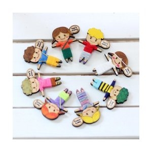 [불명] 걱정인형 DIY 팬시우드 수업재료