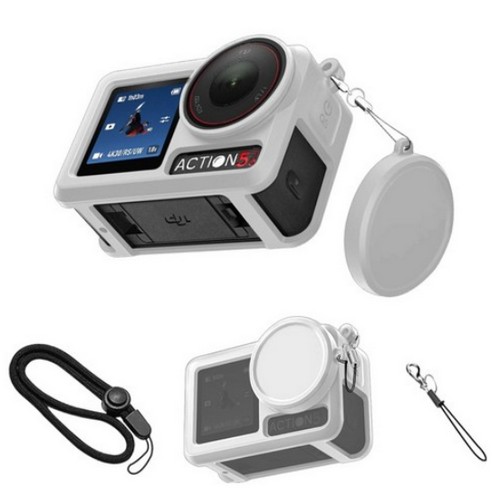 DJI 오즈모 액션5 Pro,4용 실리콘 케이스