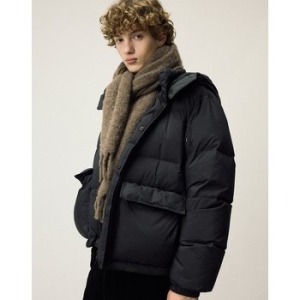 일꼬르소 남성 첼시 숏 다운 점퍼 블랙_IEJU5F006BK_이미지