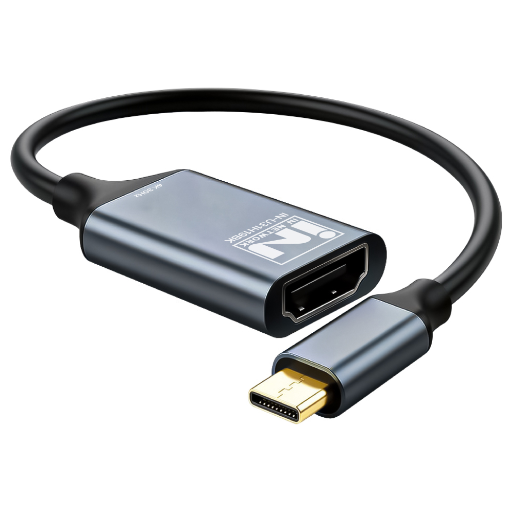 인네트워크 IN-U31H19BK USB 3.1 Type C to HDMI 컨버터_이미지