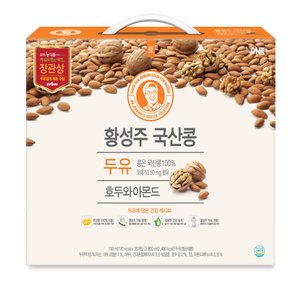 이롬 황성주 국산콩 두유 호두와 아몬드 190ml (72개)