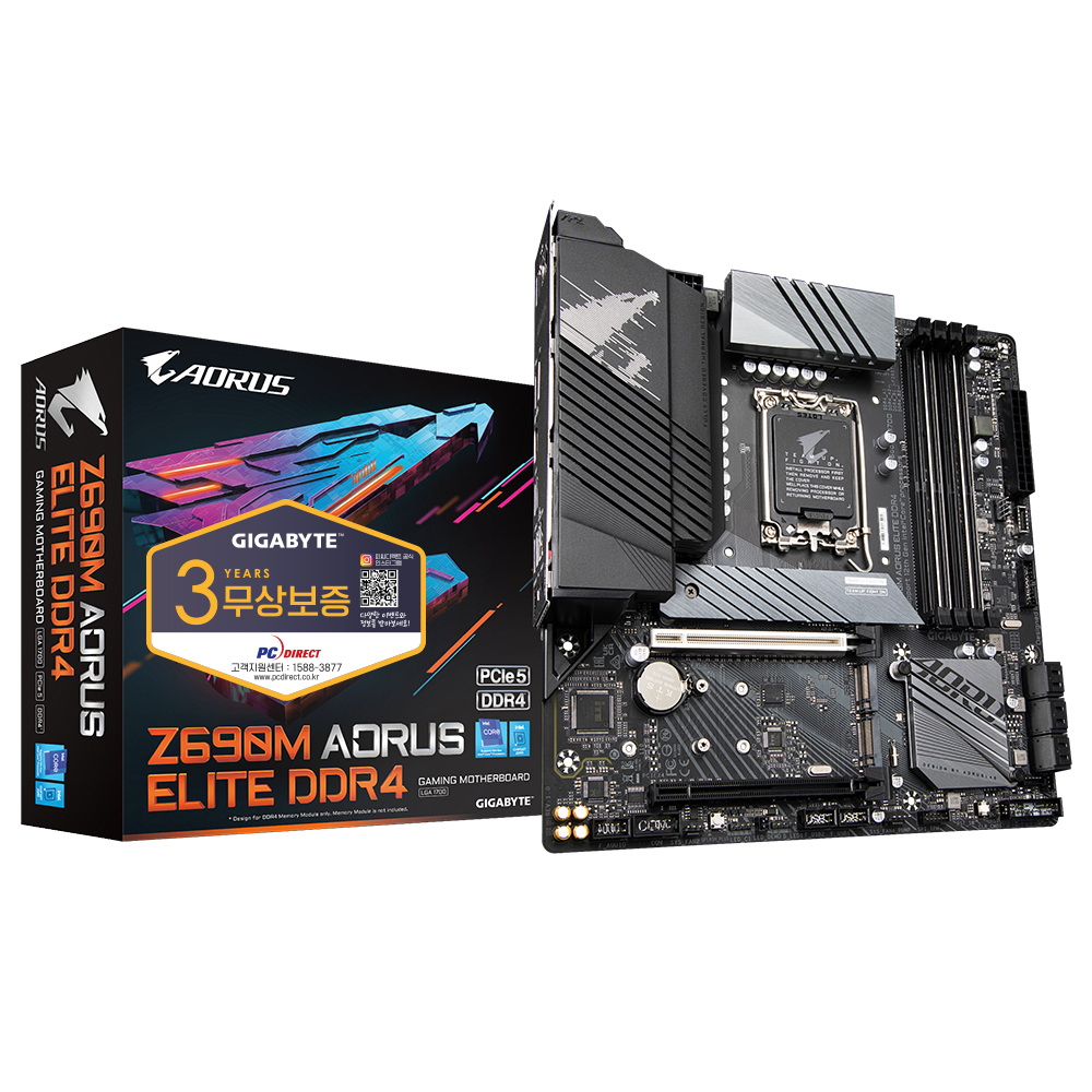GIGABYTE Z690M AORUS ELITE D4 피씨디렉트