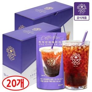 커피빈 디카페인 아메리카노 파우치형 230ml 20개