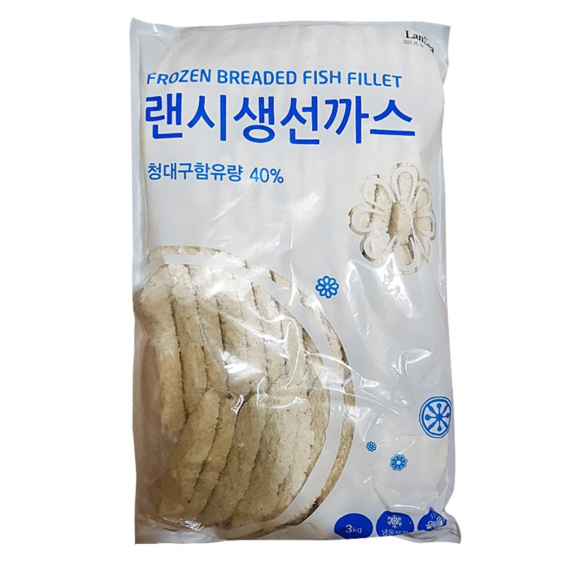 랜시푸드 랜시 생선까스 3kg (1개)