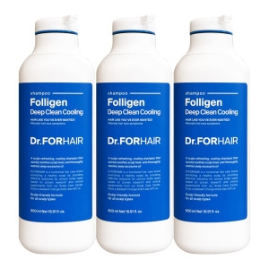 닥터포헤어 폴리젠 딥 클린 쿨링 샴푸 500ml (3개)_이미지