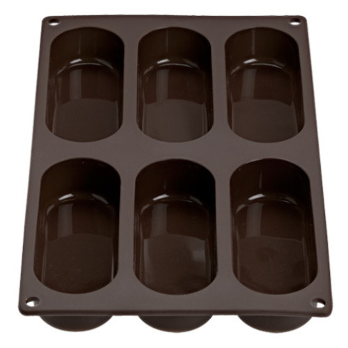 밀텍산업 루치 베이킹 실리콘 몰드 핫도그 6구