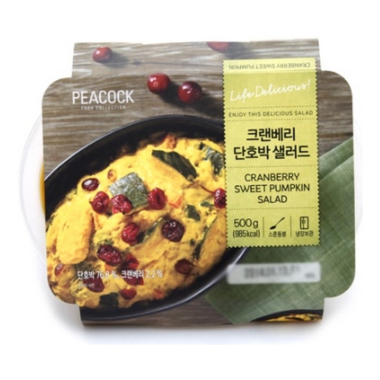 이마트 피코크 크랜베리단호박 샐러드 500g (1팩)_이미지