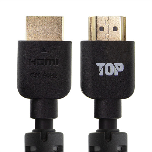 탑라인에이치디 HDTOP HT-3C06 HDMI v2.1 케이블 (5m, HT-3C065)_이미지