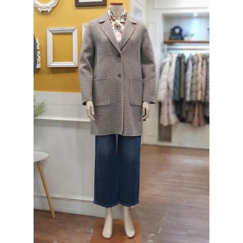 BCBG 세이브존01 모던 체크 코트 B5A1H805A 44889338_이미지