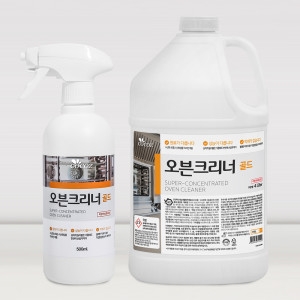 세제몰 강력 오븐크리너 4L+500ml 후드 기름때 제거 청소_이미지