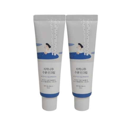 라운드랩 자작나무 수분 선크림 50ml (2개)