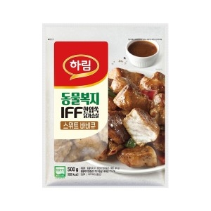 하림 동물복지 IFF 한입쏙 닭가슴살 스위트바비큐 500g (1개)_이미지