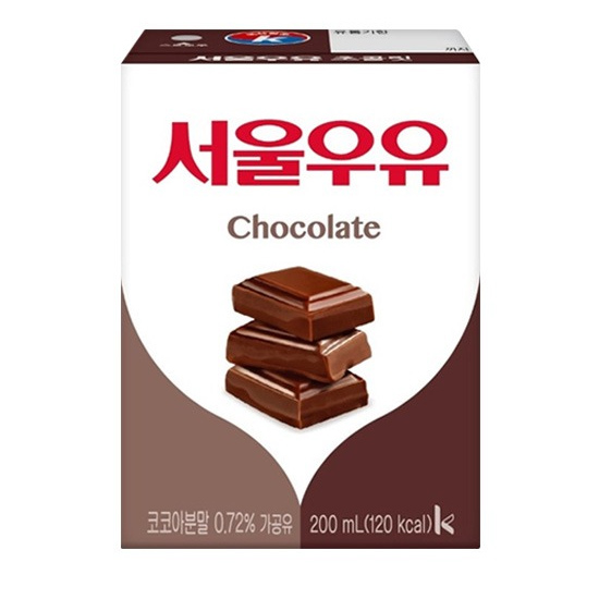 서울우유 초코 멸균우유 200ml (96개)_이미지