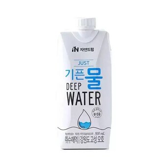 자연드림 JUST 기픈물 딥워터 <b>500ml</b>