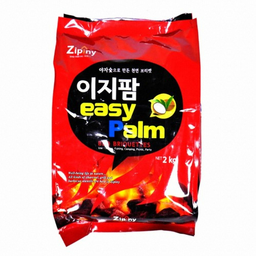 홈베큐 지피니 이지팜 야자숯 브리켓 2kg