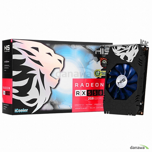 HIS �󵥿� RX 550 iCooler OC D5 2GB