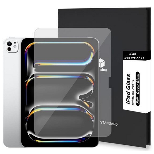 아이엠듀 iPad Pro 11 M4 고광택 풀커버 강화유리 보호필름 (액정 1매)_이미지