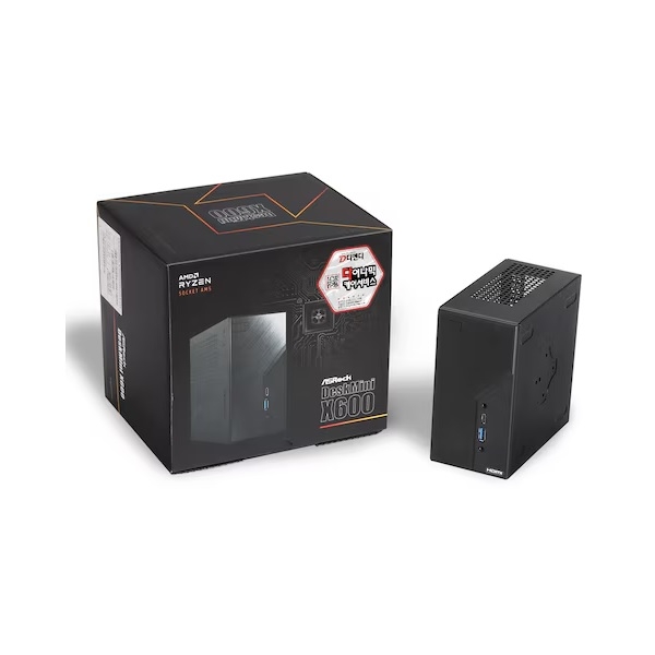 ASRock DeskMini X600 R7 7700 NOCTUA 120W M.2 디앤디컴 (8GB, M.2 2TB)