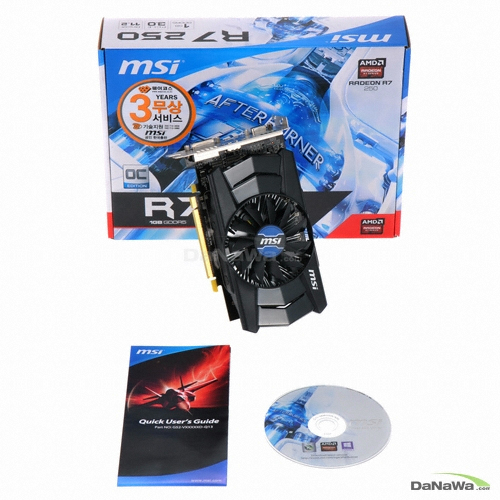 MSI �󵥿� R7 250 OC ���� �Ƹ� D5 1GB