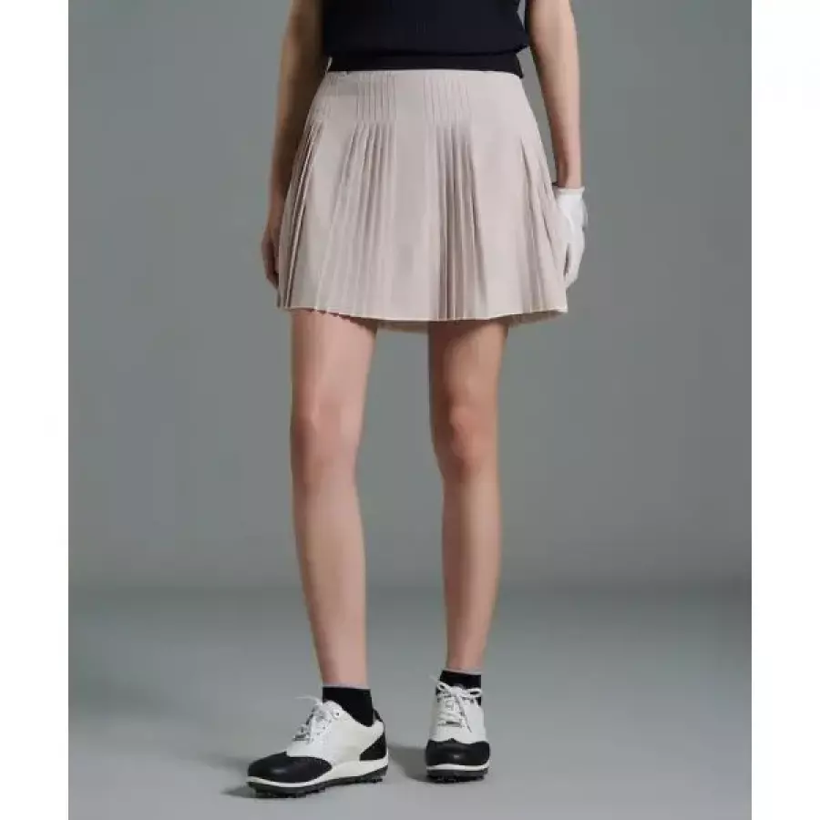 GOLF B_under 여성 잔플리츠 밑단배색 큐롯 베이지 BJ6326L13A 128968