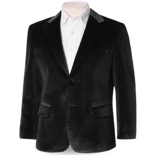 파파브로 국산 벨벳 콤비 자켓 DS-CO9-VV (블랙)