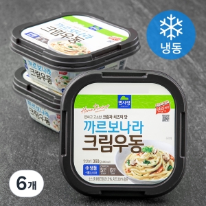 면사랑 까르보나라 크림우동 냉동 360g 6개_이미지