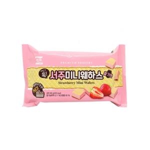서주 미니 웨하스 딸기맛 80g (20개)_이미지