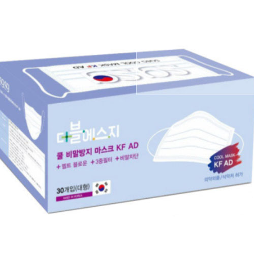 코리아마스크 더블에스지 쿨 비말방지 마스크 KF-AD