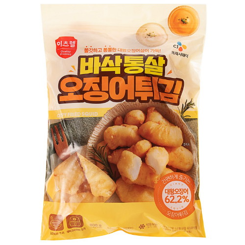 CJ프레시웨이 이츠웰 바삭통살 오징어튀김 800g (1개)