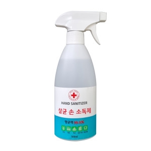 크린월드 에버클린케어 손소독액 500ml 에탄올 70% 살균 소독 소독액 소독수