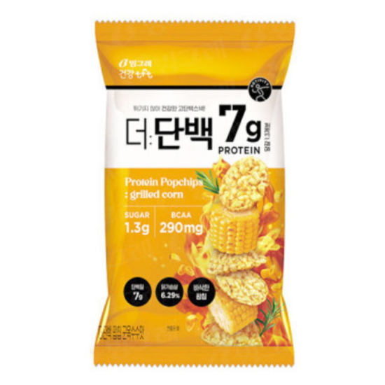 빙그레 더단백 팝칩 군옥수수맛 44g (24개)_이미지