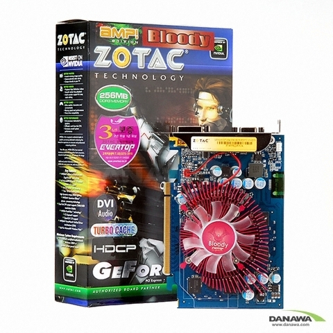 ZOTAC 지포스 8500GT AMP Edition HDMI 256MB 블러디_이미지