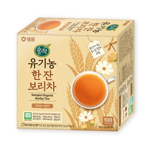 샘표식품 순작 유기농 한잔 보리차 100개입 (1개)_이미지