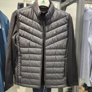 HC17 남성 경량구스 프린트 베스트 GF21WV01MK3