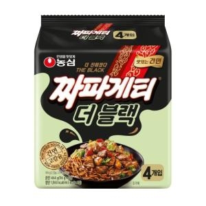 농심 짜파게티 더 블랙 116g (4개)