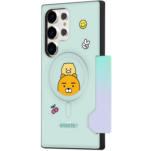 아이콘스 카카오프렌즈 갤럭시S23 울트라 세이치즈 맥세이프 투카드 범퍼케이스_이미지