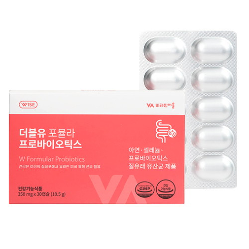  비타민마을 더블유 포뮬라 프로바이오틱스 350mg 30정 [3개]