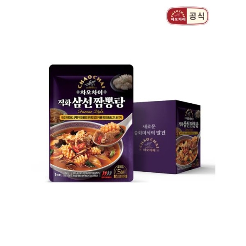 샘표식품 샘표 차오차이 직화 삼선짬뽕탕 450g (12개)_이미지