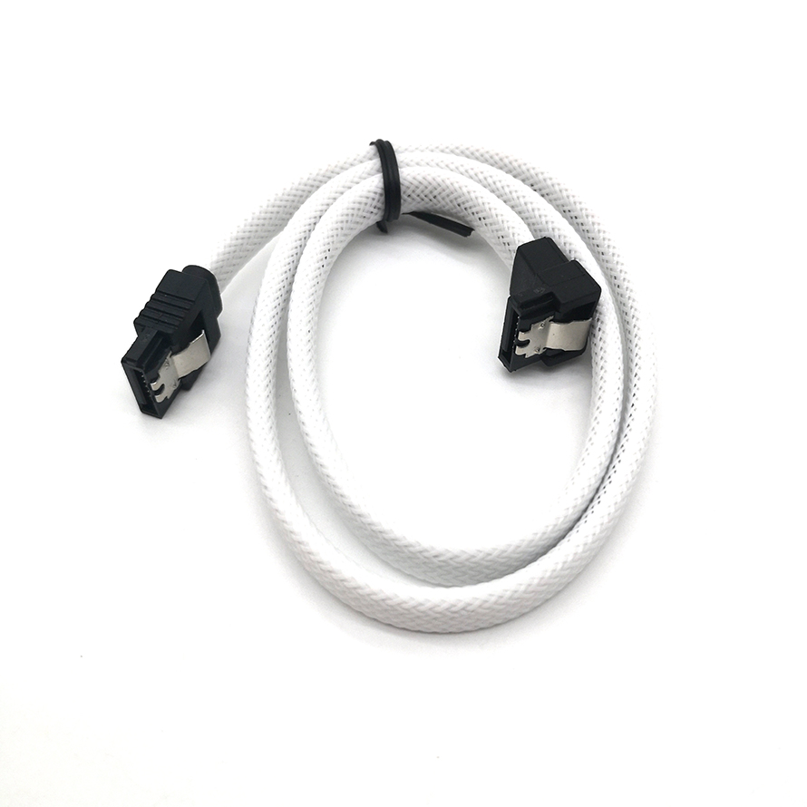 조이쿨 SATA3 슬리빙 케이블 (화이트, 0.5m)_이미지