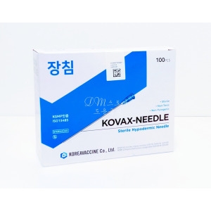 한국백신 일회용 주사침 롱니들 장침 23G 100mm (200개)_이미지