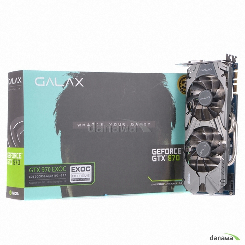 갤럭시 GALAX 지포스 GTX970 EX OC D5 4GB_이미지