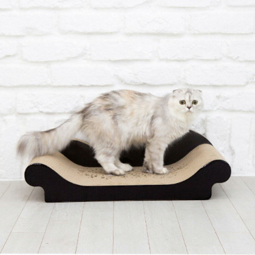 세토리 펫토리아 ㅤ한발뚝딱 라운지 캣스크래쳐 PU-069 (블랙)_이미지