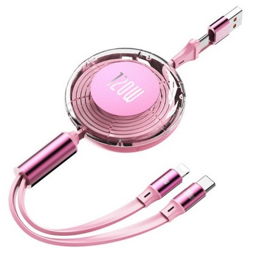 레드에셋 PD 120W 2in1 멀티 케이블 (1.2m)_이미지