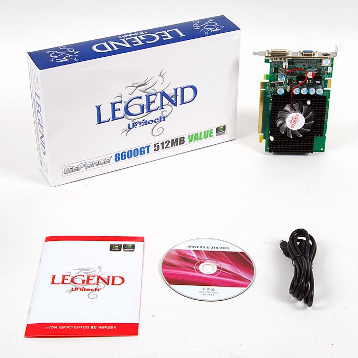 유니텍전자 LEGEND 지포스 8600GT 512MB VALUE_이미지