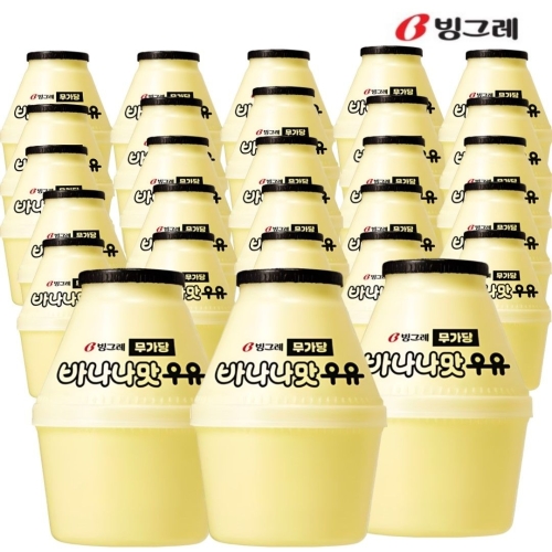 빙그레 바나나우유 무가당 240ml (28개)_이미지