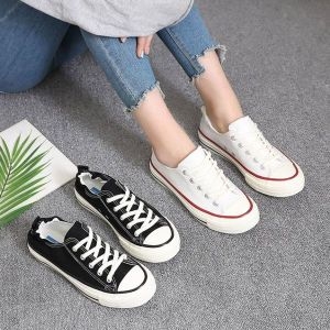 W5FD130  여성 학생 발편한 패션 스니커즈 데일리 캔버스화  42127