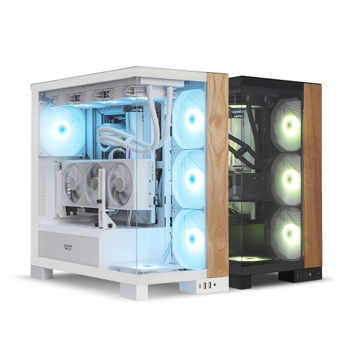 darkFlash DS900XL 우드 ARGB (블랙)
