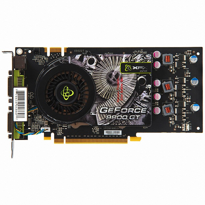 XFX 지포스 9800GT LOW POWER D3 512MB 유니텍