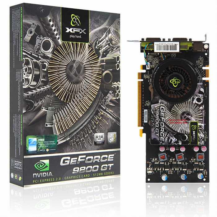 XFX 지포스 9800GT LOW POWER D3 512MB 유니텍_이미지
